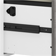 UrbanPro Engineered Wood Gray/Pure White File Cabinet Rectangular Durable 30
