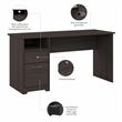 UrbanPro 60W Computer Desk with Drawers in Heather Gray - Engineered Wood