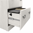 UrbanPro Engineered Wood Linen White Oak Lateral File Cabinet Rectangular Locking Drawers 27