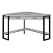 UrbanPro Metal Gray Desk Rectangular Corner 42