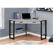 UrbanPro Metal Gray Desk Rectangular Corner 42