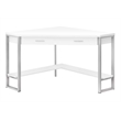 UrbanPro Metal White Computer Desk Corner 42