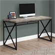UrbanPro Computer Desk Home Office Laptop Work Metal Laminate Beige Black