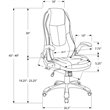 UrbanPro Office Chair Swivel Ergonomic Armrests Computer Desk Work Metal Black