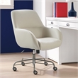 UrbanPro Modern / Contemporary Forester Leather Office Chair Cream
