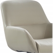 UrbanPro Modern / Contemporary Forester Leather Office Chair Cream