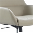 UrbanPro Modern / Contemporary Forester Leather Office Chair Cream