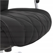 UrbanPro Modern Sutherland Office Chair with Padded Arms Jet Black