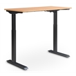 UrbanPro Electric Height Adjustable Standing Desk Light Brown