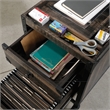 UrbanPro Modern Engineered Wood Mobile File in Carbon Oak Finish