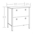 UrbanPro Modern Engineered Wood Lateral File in Etched Oak Finish