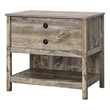 UrbanPro Modern Engineered Wood Lateral File in Rustic Cedar / Brown