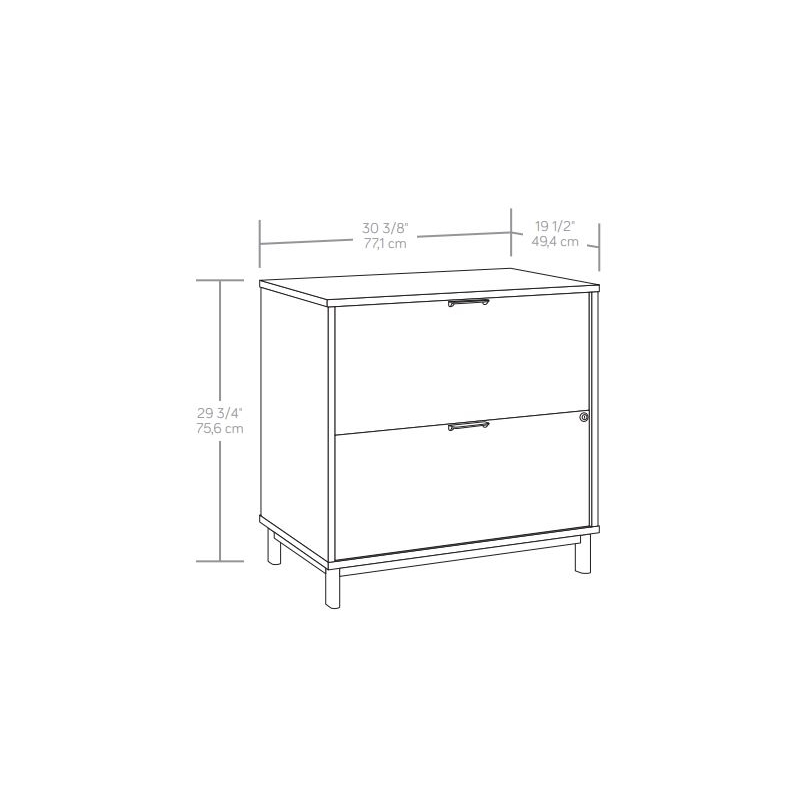 UrbanPro Engineered Wood Lateral File in Kiln Acacia / Brown Finish