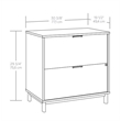 UrbanPro Engineered Wood Lateral File in Kiln Acacia / Brown Finish
