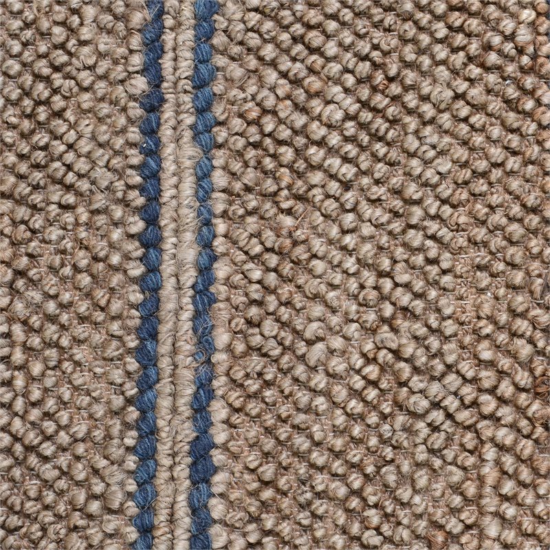 kosas home barcelona 60x96&quot transitional jute cotton and wool area rug in navy