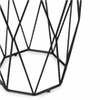 Kosas Home Chester Round Mango Wood and Iron End Table in Chestnut Brown