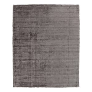 Kosas Home Cameron 96 x 120&quot Viscose Fabric Area Rug in Charcoal
