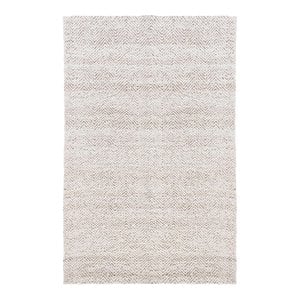 Kosas Home Chevron 24 x 36&quot Jute Fabric Area Rug in Ivory/Natural