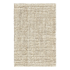 Kosas Home Anello 60 x 96&quot Jute Fabric & Seagrass Area Rug in Ivory