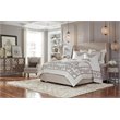 Kosas Home Allesandria 3-light Iron and Crystal Large Chandelier in Brass/Clear