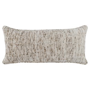 Kosas Home Tavi 16x36&quot Cotton and Linen Throw Pillow in Distressed Natural