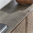 Kosas Home Vivienne 4 Door Wood Sideboard in Gray