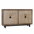 Kosas Home Vivienne 4 Door Wood Sideboard in Gray