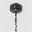 Kosas Home Jolee 1-Light Single Steel Metal Pendant in Matte Black