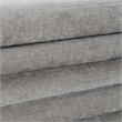 Kosas Home Anders Contemporary Polyester Storage Bench in Gray Finish