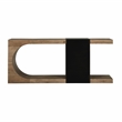 Kosas Home Danica Transitional Wood Console Table in Natural Brown