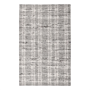 Kosas Home Perth 96 x 120&quot Striped Wool & Cotton Area Rug in Natural