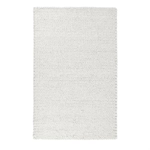 Kosas Home Oxnard 60 x 96&quot Transitional Wool Area Rug in Ivory