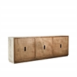 Kosas Home Frederick Reclaimed Pine Wood Sideboard - Six-Door in Vintage White