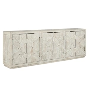 Kosas Home Frederick Reclaimed Pine Wood Sideboard - Six-Door in Vintage White