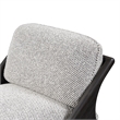 Classic Home Georgia Gray Accent Chair with Dimensional Fabric Upholstery