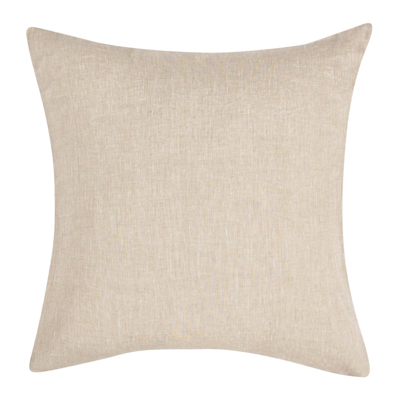 Villa by Classic Home Jayson Linen Cashmere Fabric Euro Beige Sham