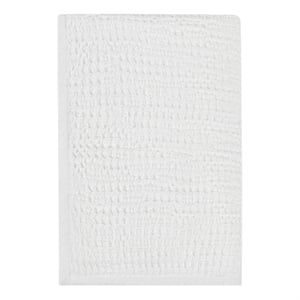 Villa by Classic Home Colorman Cotton Linen Blend White Throw Blanket