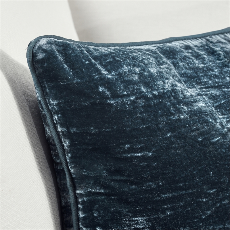 Villa by Classic Home Lexington Viscose Silk Blend Fabric Blue 26
