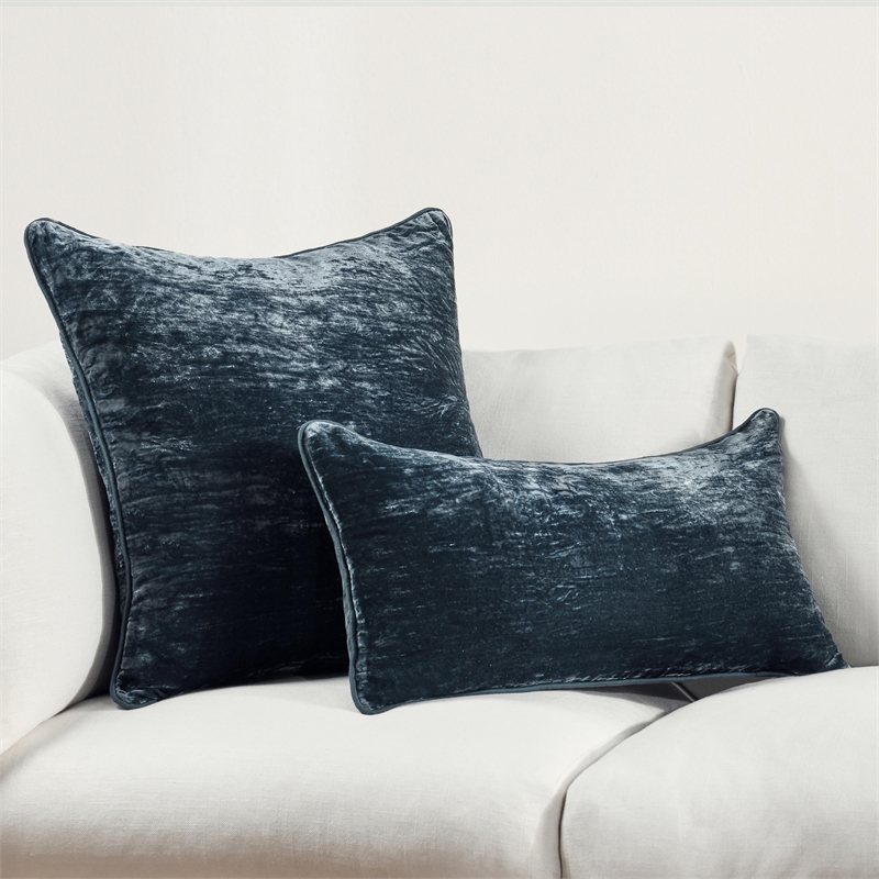 Villa by Classic Home Lexington Viscose Silk Blend Fabric Blue 26