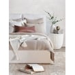 Villa by Classic Home Camille Cotton Linen Queen Duvet  Natural