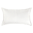 Villa by Classic Home Karina Woven Stitch Design Cotton White King Sham