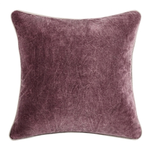 Villa by Classic Home Harriet 18&quot Velvet Throw Pillow Sangria Red