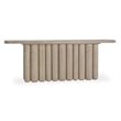 Classic Home Tiber Oak Solid Wood Console Table in White Washed