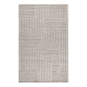 Clayton 8'x10' Recycled Fabric Handwoven Sustainable Gray Accent Area Rug