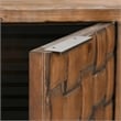 Classic Home Bast 4-Door Reclaimed Pine Wood Buffet Sideboard in Brown