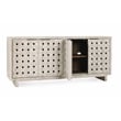 Classic Home Bast 4-Door Reclaimed Pine Wood Buffet Sideboard in Cream