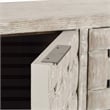 Classic Home Bast 4-Door Reclaimed Pine Wood Buffet Sideboard in Cream