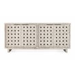 Classic Home Bast 4-Door Reclaimed Pine Wood Buffet Sideboard in Cream