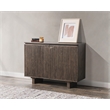 Classic Home Roya Oak Wood 2-Door Sideboard Buffet in Toasted Brown