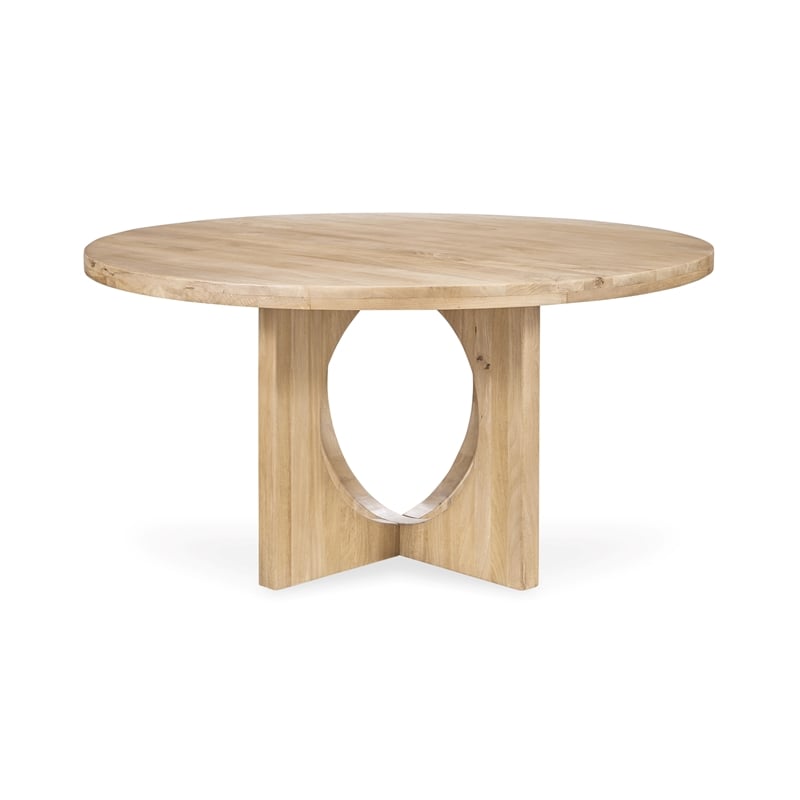 Classic Home Laguna Mango Wood Natural Round Dining Table